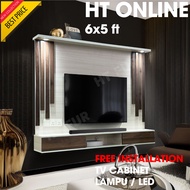 [HT ONLINE] 6ft TV Cabinet / Wall Mounted Tv Cabinet / Hall Cabinet / Kabinet TV Gantung / Almari TV