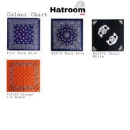 hatroom Sapu Tangan Cotton Handkerchief Key Bandana Scarf Rock Western Cowboy Headband Mens Fashion