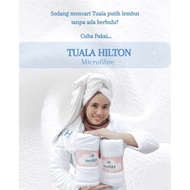 Tuala Mandi Hotel Putih Jenama Brand Hilton serap air saiz dewasa dan extra large Original HILTON