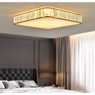 EILON โคมไฟเพดานคริสตัล 40W ปรับได้ 3 แสง KDX2033/500 สีทอง