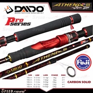 Daido Athena III 180 Pro Series Japan Style Power Carbon Solid Spinning Fishing Rod