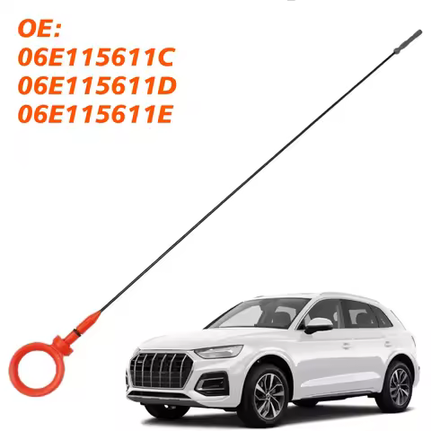 Engine Oil Dipstick for Audi Q5 A4 A5 A6 A8 Quattro S4 S5 S6 S7 S8 RS7 2009-2017 Replace 06E115611C 