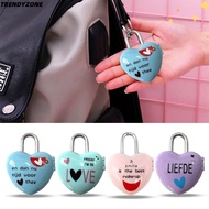 TRENDYZONE Number Password Combination Lock Luggage Travel Creative Digits Code Padlock