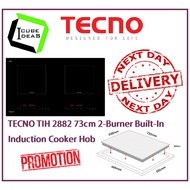 TECNO TIH 2882 73cm 2-Burner Built-In Induction Cooker Hob