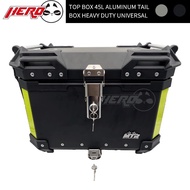 Motorcycle 45 Liters Top Box Aluminium Box Waterproof Universal