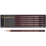 Mitsubishi Pencil Uni Star 6-sided HB USHB