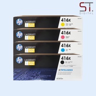 HP 416X Black Cyan Magenta Yellow Original LaserJet High Yield Toner Cartridge W2040X W2041X W2043X 
