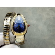BV Bvlgari Snake-Shaped Classic 35mm Snake-Shaped Women's Watch Serpenti Series Streamer Snake Shado