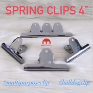 Spring Clip SDI 4" - Bulldog Clip 4" Multipurpose Paper Clip
