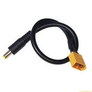 SUN DC5521 to XT60 Adapter Cable Male XT60 Connector To DC5525 5521 5 5mm Thick Durability for  Curr