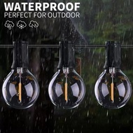 LED G40 String Lights Copper Wire Bulbs Christmas Warm White Light Outdoor Garden