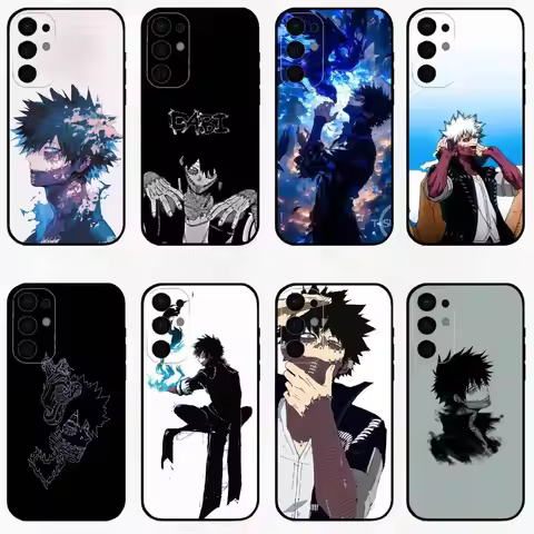 D-Dabi My Hero Academia Phone Case For Samsung S25,S24,S21,S22,S23,S30,Ultra,S20,Plus,Others Soft Bl