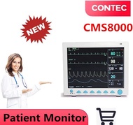 CONTEC CMS8000แอลซีดีแบบพกพาผู้ป่วย Monitor Vital ICU CCU ป้าย NIBP SPO2 PR ECG HR 6พารามิเตอร์ FDA 