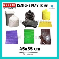 Prayit^ Isi 10Pcs Kresek Kantong Sampah Plastik 45X55Cm | Plastik Packing Besar Trash Bag Medis | Kr