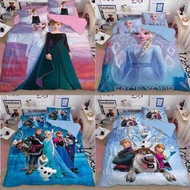 frozen 冰雪奇緣 床單套裝 床上用品 床笠 枕頭袋 枕套 被套 elsa anna olaf 雪寶 魔雪奇緣 家居 日用品 艾莎