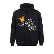 80Th Birthday For Him 80Th Birthday Party Ideas Funny Hoodie Europe Valentine Day Men Hoods Retro Sw