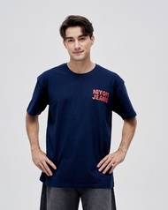 Niyom Jeans collection Woodstock : เสื้อยืด Oversize รุ่น TWS-005 สกรีนลาย ผ้าCotton ผ้ายืด