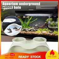 OPPO Fish Tank Landscaping Caves Fish Tank Tunnel Natural Underwater Tunnel Cave for Fish Tank Perfe