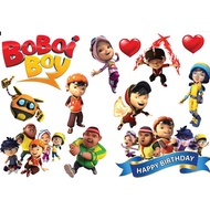 BOBOIBOY Cake Topper Cupcake Topper Kek Topper