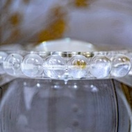 【玻璃體藍月光石】高品藍月光 顆顆帶效應|水晶手鍊 一物一拍