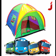 Tenda Anak Laki-laki Ukuran 140 x 140 cm | Tenda Anak Anak Cowok Karakter Spiderman Boboiboy Tayo& C