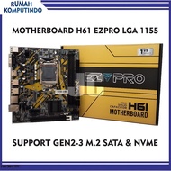 Motherboard H61 EZPRO lga 1155 supports gen2 gen3
