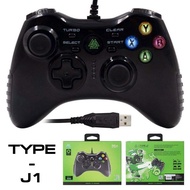 EGA TYPE J1 จอยเกมมิ่ง Gaming Joy Controller มีสาย For PC  TV-Box  Android PS3 Windows ของแท้ รับประกันสินค้า 2 ปี