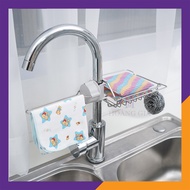 Kệ inox Giá treo inox HGshop TC phòng tắmphòng bếp gắn vòi nước đựng giẻ rửa chén bát giá để đồ vòi