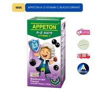 Appeton A-Z Vitamin C 30mg 100mg Chewable Tablet Blackcurrant 2-6 years