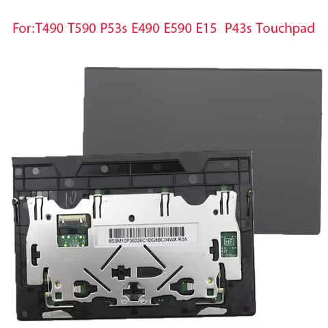 New Original Laptop Clickpad For Lenovo T490 T590 P53s E490 E590 E15 P43s Touchpad BLACK FRU 01YU054