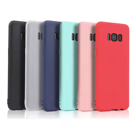 Soft TPU Silicone Case for samsung galaxy S8 S8 Plus S9 S10 S10 e S10 Plus J3 J4 J5 J6 Plus J7 J8 M1