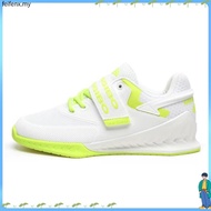 Unisex Fitness Shoes Hard Pulling Squat Training Shoes Professional Hook and Loop Weightlifting Shoe