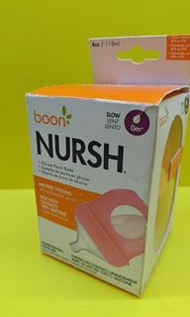 (🈹$10件/不能盡錄)、全新貨品、BOON 嬰兒慢流量矽膠奶瓶 4盎司​​ 粉紅色 可用洗碗機清洗、實物圖片(最後一件/賤賣)