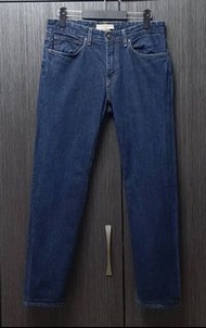 (美國製USA)正品LEVIS LMC 男深藍原色皮標隱形海鷗線直筒牛仔長褲(尺寸請詳內文)