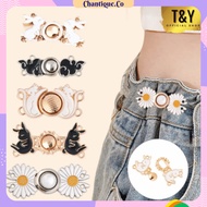 H762 Jeans Buttons 1 Set of 2 Beautiful Anti-Loose Hook Buttons