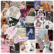 Graffiti Stickers 50PCs 【Taylor Album】 Cup Luggage Computer Laptop Scooter Motorcycle Aquaflask Journal Sticker