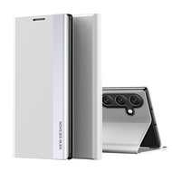 Case for Samsung Galaxy A55 / A35 / A25 / A13 4G / M55 Thin Slim Folio Flip Leather Kickstand Case C
