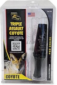 Haydel's Game Calls Inc. TAC-18 Triple Assault Coyote Call - Predator Call for Coyote Hunting