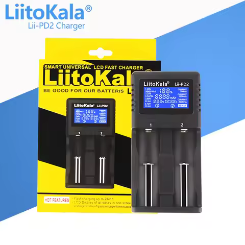 LiitoKala Lii-PD2 Lii-PD4 +car 1.2V 3.7V 3.2V 3.85V A/AAA 18650 18350 26650 10440 14500 16340 NiMH b
