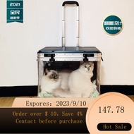 Cat Bag Space Capsule Pet Outing Portable Case Dog Pack Cat Cage Large Capacity Cat Trolley Case Air Backpack GPXM