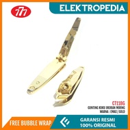 777 - Original Korean Gold (Medium) Angled Nail Clipper CT118G
