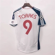 original new 06-07 Liverpool Away Jersey Champions League Version No. 8 Gerrard No. 9 Torres Team Un