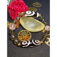 2 Eyed Dzi/Two Eyed Dzi/3 Eyed Dzi/Three Eyed Dzi Bracelet~