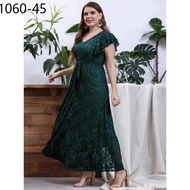 gown for ninang wedding ✮T709 Maxi lace plus size dress (FIT TO XL)♝