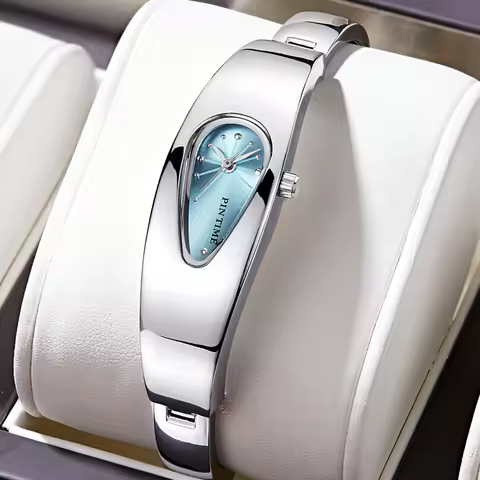 New Shaped Teardrop Quartz Watch Bracelet Water Droplet Waterproof Male Female Couple Advanced Y2K E