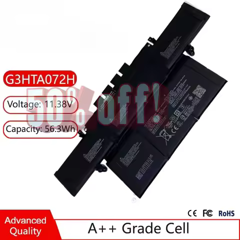 11.38V 4948mAh G3HTA072H Laptop Battery for Microsoft Surface Laptop Studio 14.4" 1964 2029 G3HTA071