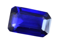 2.40 Ct Natural DBlock Blue Tanzanite Emerald Certified Loose Gemstone