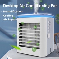 Portable air cooler humidifier air conditioner fan inverter mini aircon with nightlight for room car