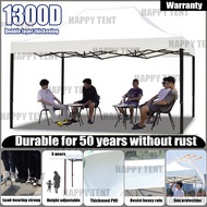 ☔10 layers thickened☔Night Market Canopy 6x6 8x8 10x10 10x15 10x20Ft Full Black pole Frame canopy 10