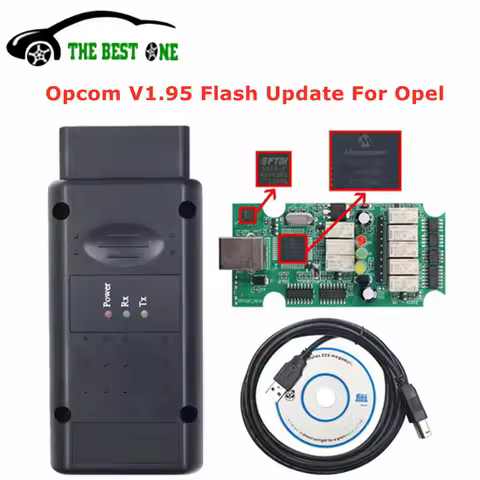 Best Quality Opcom V2014 120309a OP COM V1.95 V1.70 PIC18F458 FTDI Flash Update CAN BUS OBD2 Car Dia